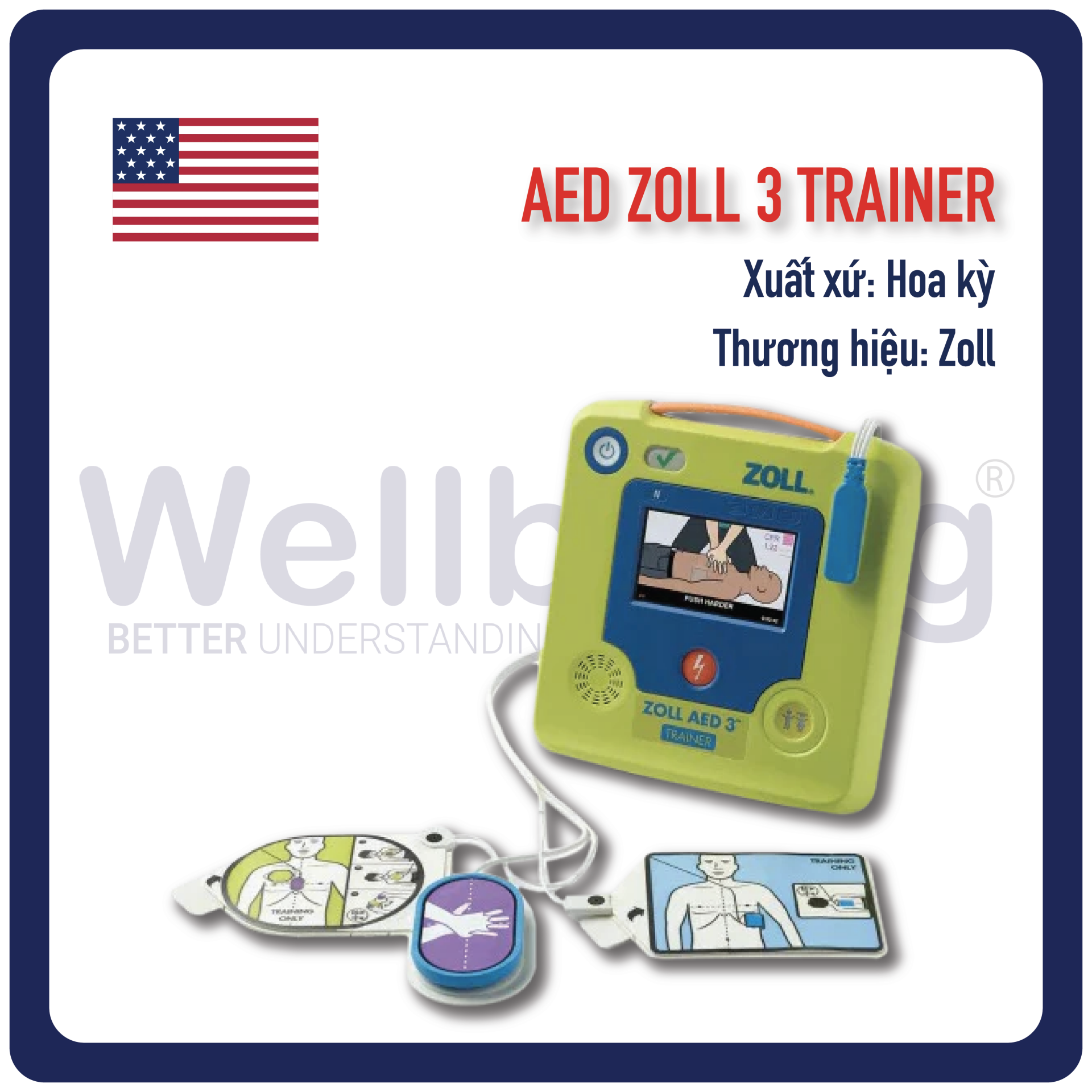 Máy AED Trainer Zoll 3