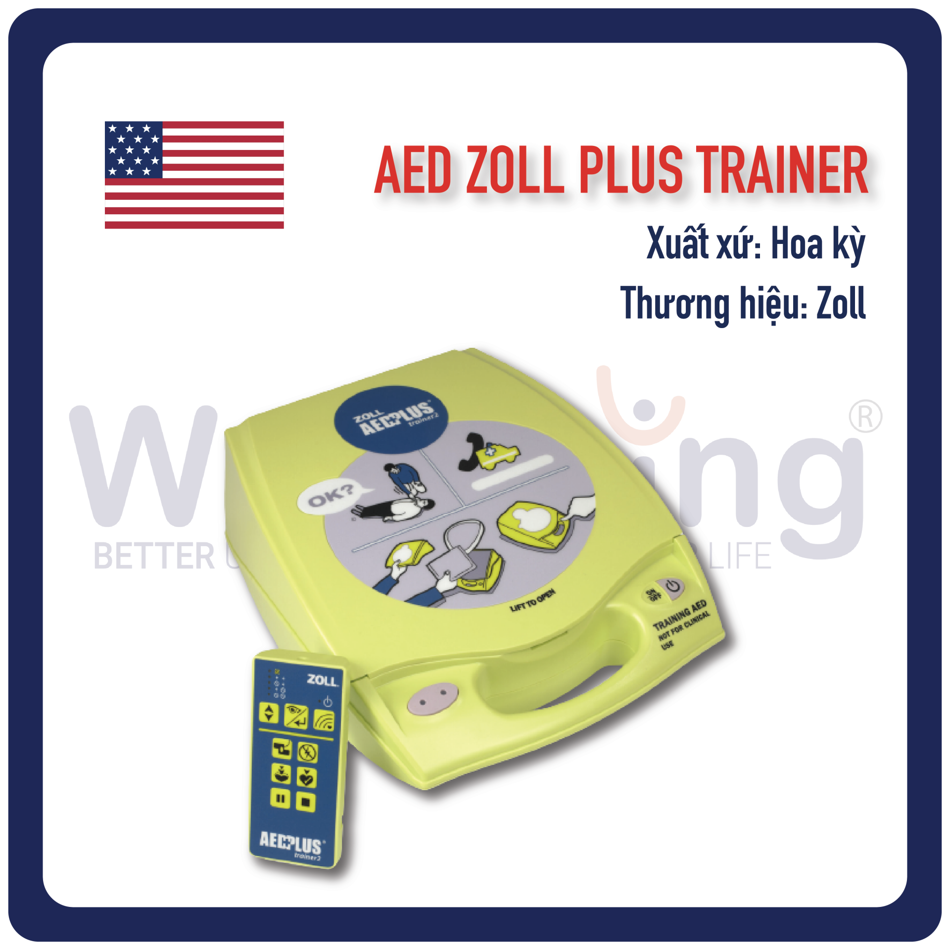 Máy AED Zoll Plus Trainer