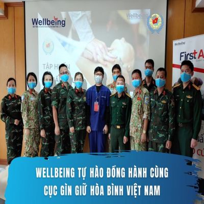 WELLBEING TỰ HÀO ĐỒNG HÀNH CÙNG CỤC GÌN GIỮ HÒA BÌNH VIỆT NAM 
