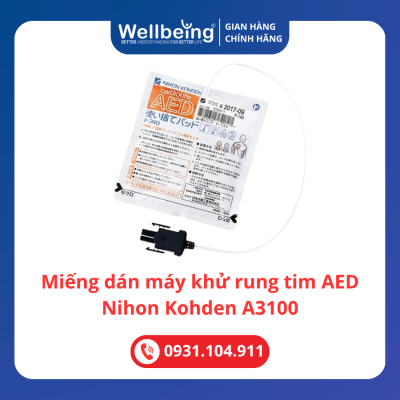 Miếng dán AED Nihon Kohden A3100