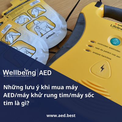 Những lưu ý khi mua máy AED/máy khử rung tim/máy sốc tim| Wellbeing