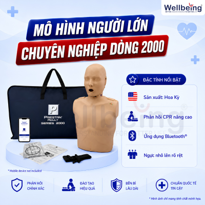 Mô hình người đào tạo CPR PRESTAN series 2000 (Liên hệ để nhận giá tốt nhất)