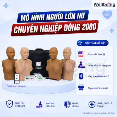 Mô hình người đào tạo CPR PRESTAN series 2000 (Liên hệ để nhận giá tốt nhất)