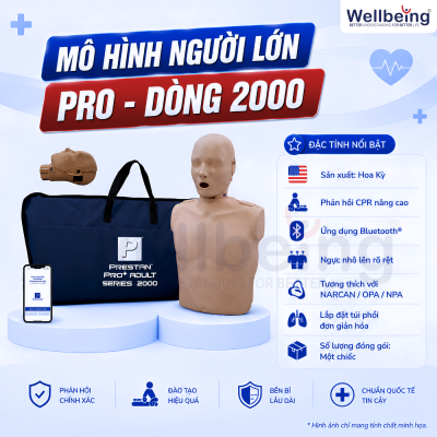 Mô hình người đào tạo CPR PRESTAN series 2000 (Liên hệ để nhận giá tốt nhất)