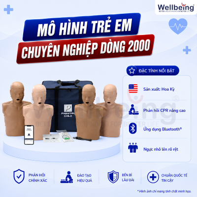 Mô hình người đào tạo CPR PRESTAN series 2000 (Liên hệ để nhận giá tốt nhất)