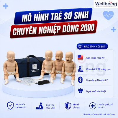Mô hình người đào tạo CPR PRESTAN series 2000 (Liên hệ để nhận giá tốt nhất)