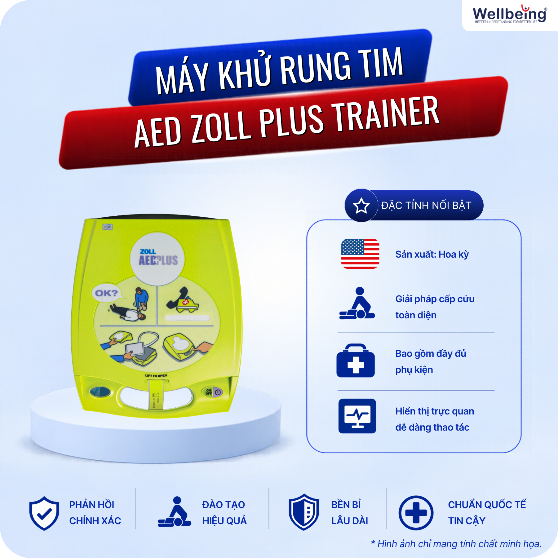 Máy AED Zoll Plus Trainer