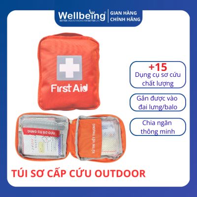 Outdoor First Aid Kit for Sports, Hiking & Camping – Wellbeing