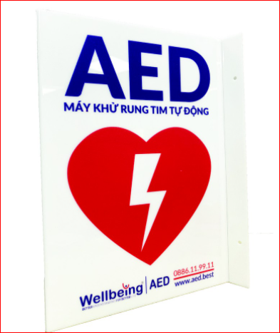 Biển báo máy AED
