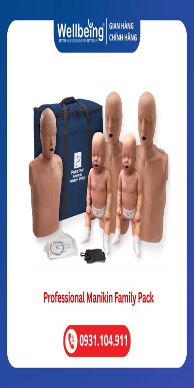 Bộ mô hình gia đình Professional Manikin Family Pack PRESTAN (Liên hệ để nhận giá tốt nhất)