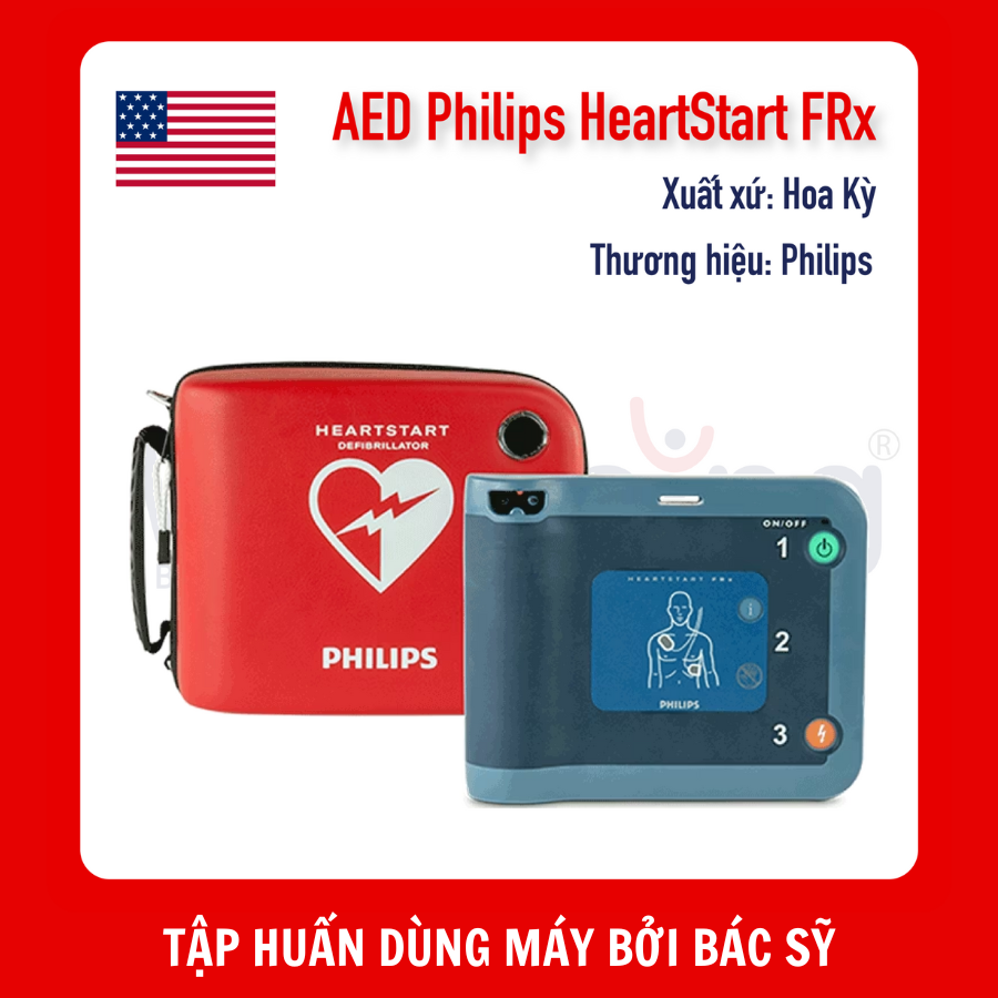 MÁY AED Philips HeartStart FRx