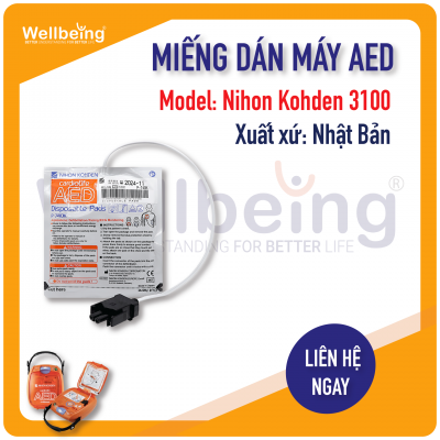 Miếng dán AED Nihon Kohden A3100