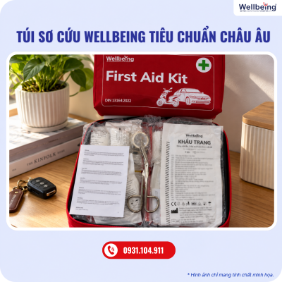 Túi sơ cứu Wellbeing tiêu chuẩn Châu Âu