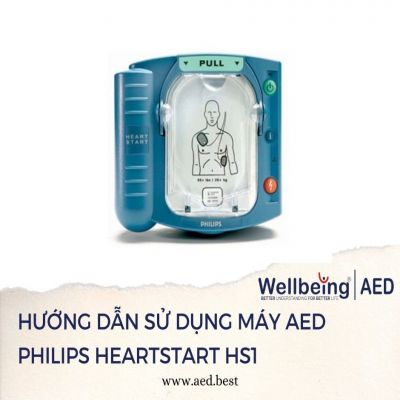Hướng dẫn xử dụng máy AED Heartstart HS1