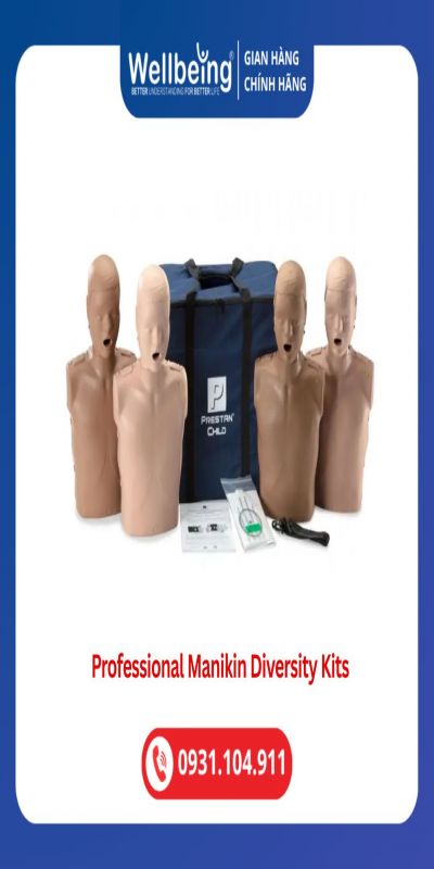 Mô hình CPR Professional Manikin Diversity Kits PRESTAN (Liên hệ để nhận giá tốt nhất)