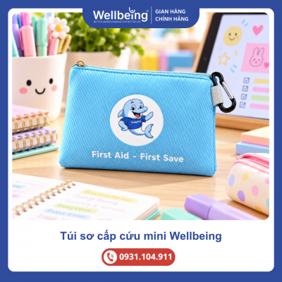 Túi Sơ Cứu Mini Cho Bé & Gia Đình Kèm Móc Treo - Wellbeing