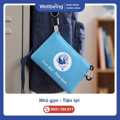 Túi Sơ Cứu Mini Cho Bé & Gia Đình Kèm Móc Treo - Wellbeing