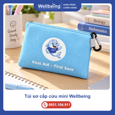 Túi Sơ Cứu Mini Cho Bé & Gia Đình Kèm Móc Treo - Wellbeing