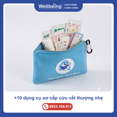Túi Sơ Cứu Mini Cho Bé & Gia Đình Kèm Móc Treo - Wellbeing