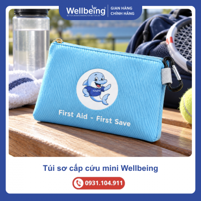 Túi Sơ Cứu Mini Cho Bé & Gia Đình Kèm Móc Treo - Wellbeing