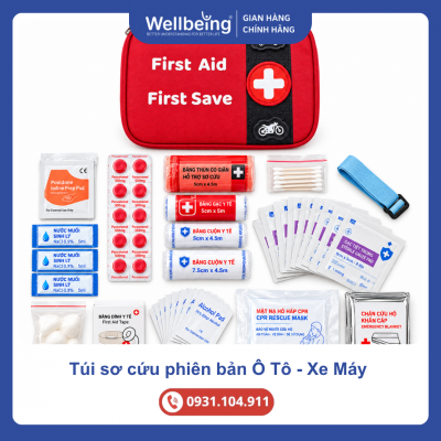 Túi Sơ Cứu Phiên Bản Ô Tô, Xe Máy – Tiện Lợi, An Toàn Mọi Lúc Mọi Nơi | Wellbeing