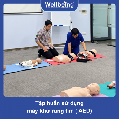 Tập huấn sử dụng máy khử rung tim (AED)