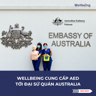 Wellbeing Delivers AEDs to the Australian Embassy in Vietnam