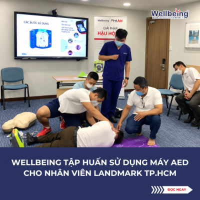 Wellbeing Conducts AED Training at Landmark Ho Chi Minh City