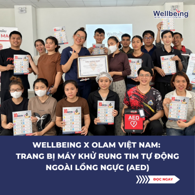 Wellbeing x OLAM Vietnam: Equipping Automated External Defibrillators (AEDs)
