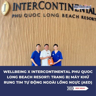 Wellbeing x InterContinental Phu Quoc Long Beach Resort: Equipping Automated External Defibrillators (AEDs)