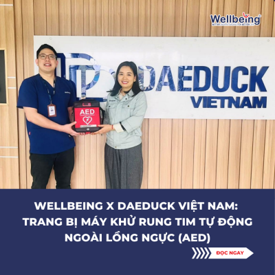 Wellbeing x Daeduck Vietnam: Equipping Automated External Defibrillators (AEDs)