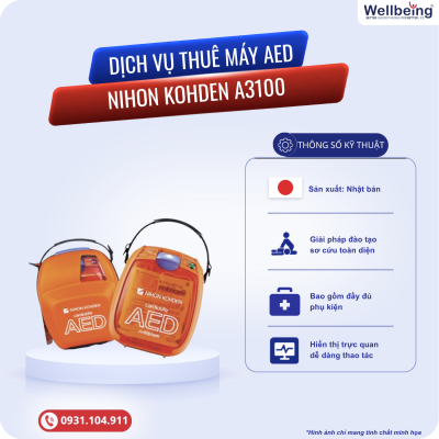 Thuê máy AED Nihon Kohden A3100
