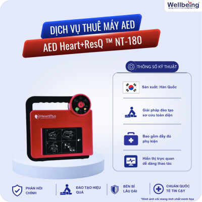 Thuê máy AED Heart+ResQ ™ NT-180