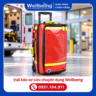 Wellbeing Specialized First Aid Trolley Bag