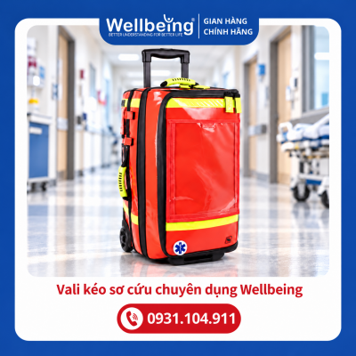Wellbeing Specialized First Aid Trolley Bag