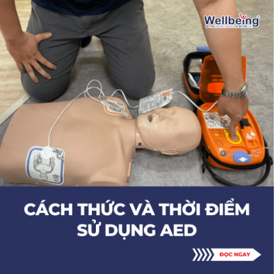 Cách thức và thời điểm sử dụng AED
