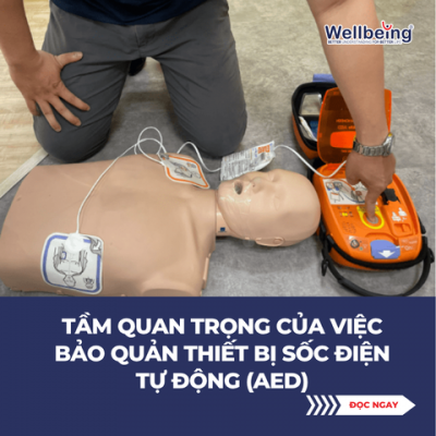 Tầm quan trọng của việc bảo quản thiết bị sốc điện tự động (AED)