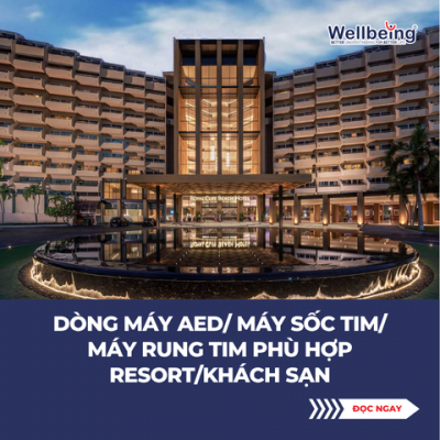 Dòng máy AED/máy sốc tim/máy rung tim phù hợp resort/khách sạn
