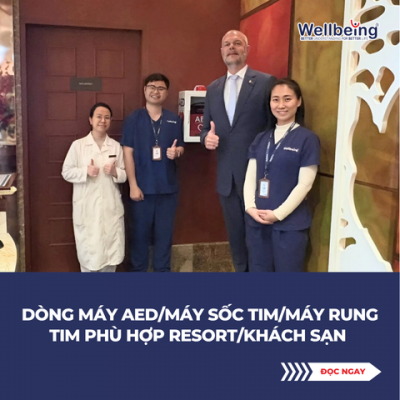 Dòng máy AED/ máy sốc tim/ máy rung tim phù hợp resort/khách sạn