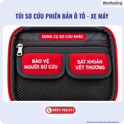 Vehicle First Aid Kit for Cars & Motorbikes – Convenient and Safe Anytime, Anywhere | Wellbeing