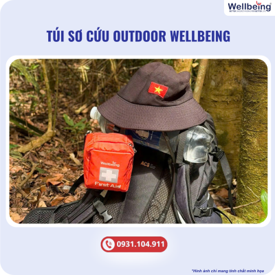Vỏ Túi Sơ Cứu Outdoor Cho Thể Thao, Leo Núi & Dã Ngoại - Wellbeing