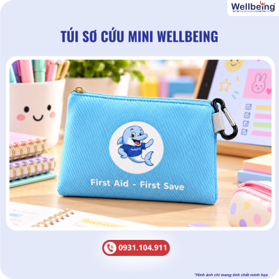 Túi Sơ Cứu Mini Cho Bé & Gia Đình Kèm Móc Treo - Wellbeing
