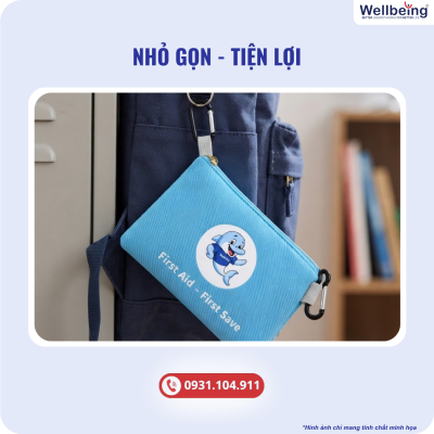 Túi Sơ Cứu Mini Cho Bé & Gia Đình Kèm Móc Treo - Wellbeing