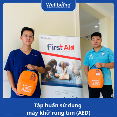 Tập huấn sử dụng máy khử rung tim (AED)