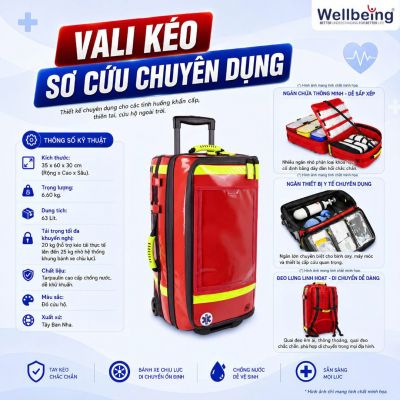 Vali kéo sơ cứu chuyên dụng Wellbeing