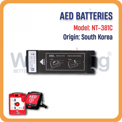 Pin máy khử rung tim / máy sốc tim / máy AED NT-381C