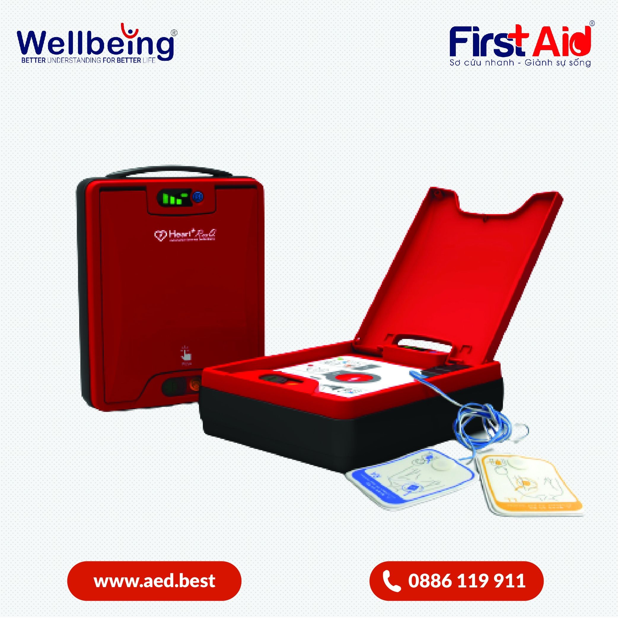 Máy AED Heart+ResQ ™ NT-381.C  Trainer