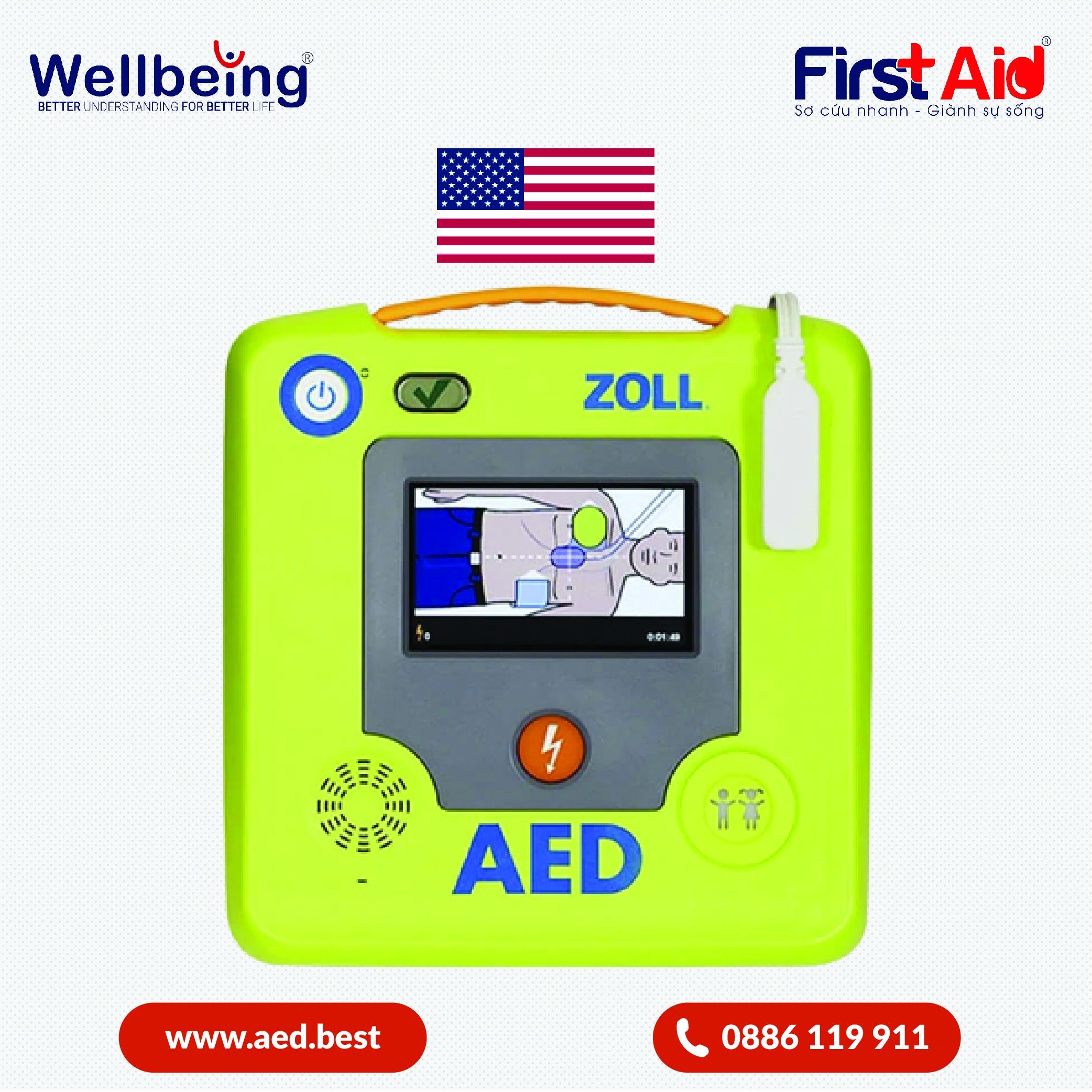 MÁY Zoll AED 3