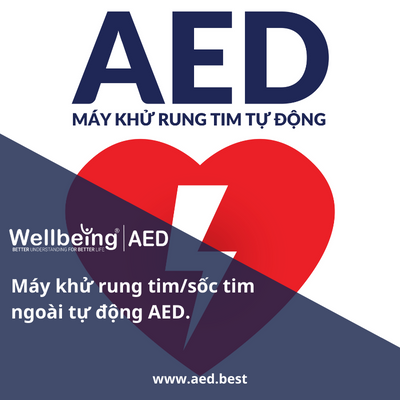Máy sốc tim/khử rung tim ngoài tự động (AED) | Wellbeing