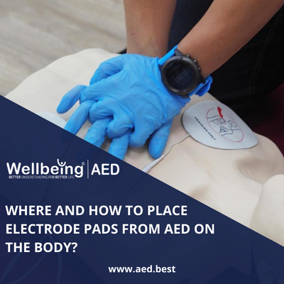 WHERE AND HOW TO PLACE ELECTRODE PADS FROM AED ON THE BODY? | WELLBEING